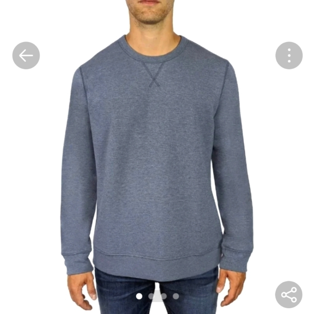 Jachs New York premium outdoor indigo crew neck sweatshirt, size XL Cabincore